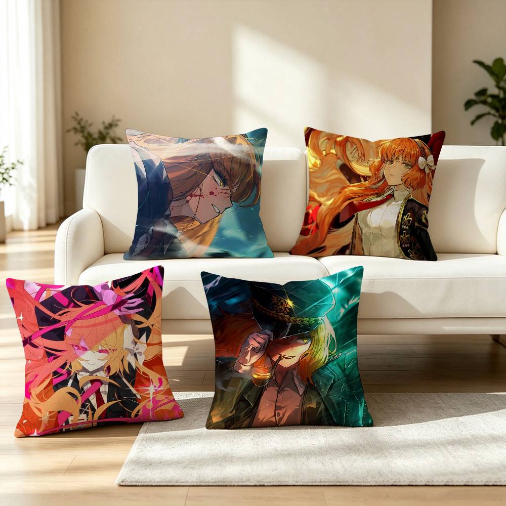 Home Textiles Company - イシュマエル・リムバス・カンパニー・ゲーム・スクエア 両面印刷枕カバー 寝室用ベッドサイド枕 ソファクッションカバー