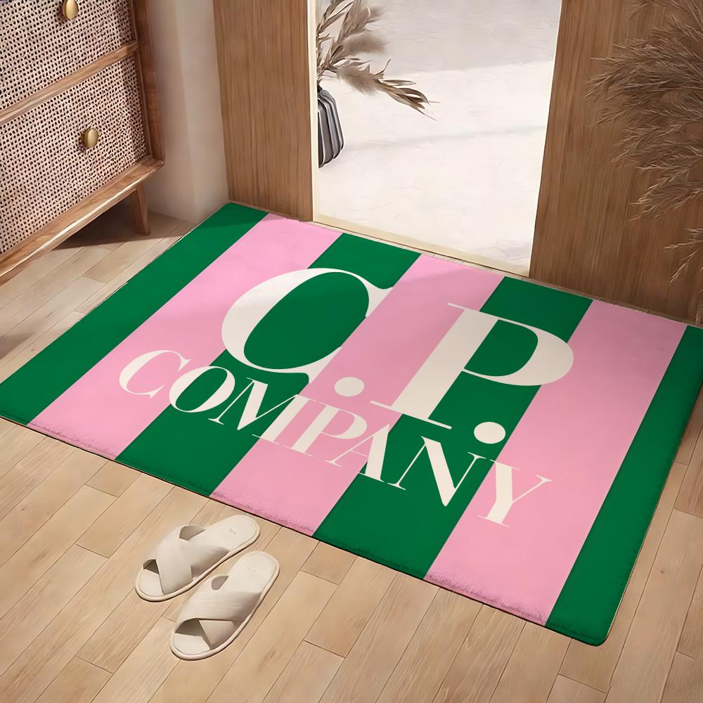 Home Textiles Company - C-P-Company ファッションフロアマットソフトフランネルラグ滑り止め吸収マット浴室寝室家の装飾用
