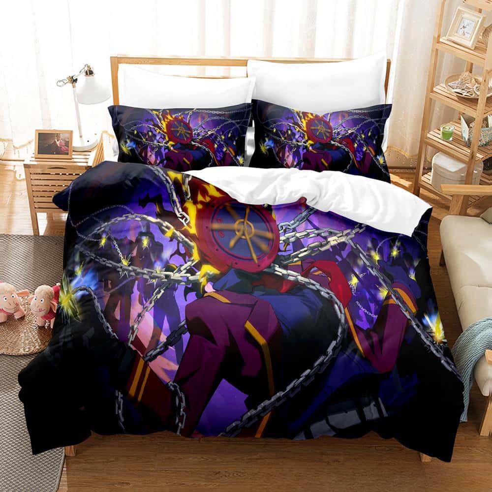 Home Textiles Company - ファッション 3D プリントゲームリンバスカンパニー寝具セット漫画アニメ 3 点セット大人子供寝室布団カバーセットホームテキスタイル