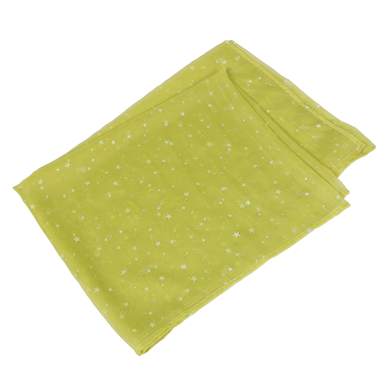 Curtain Sheer Voile - シルバースターフォイルシアーカーテングリーンサイズ100x270cmロマンチックなボイル窓カーテン寝室子供部屋窓スクリーニングスター用