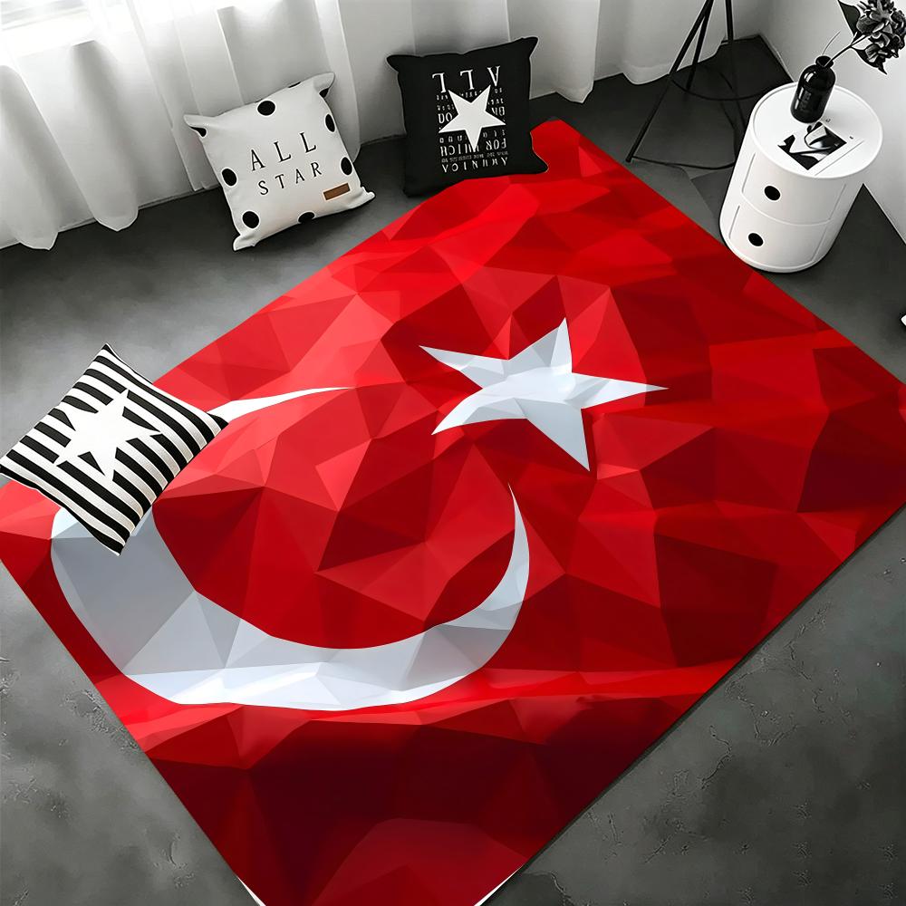家の装飾に適したフロアマット、子供用滑り止めフランネルマット - Home Textiles Turkey のレビューと価格