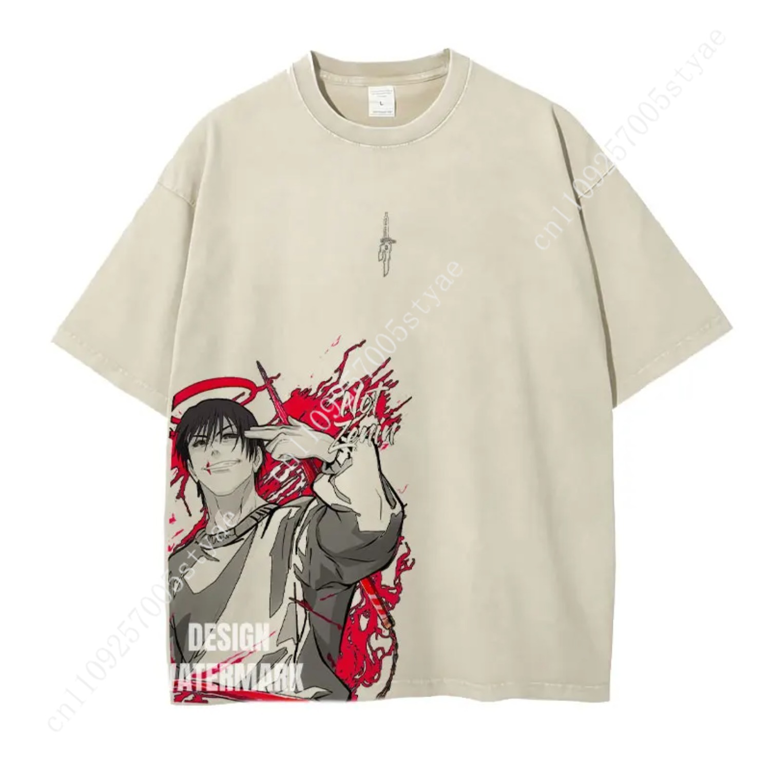 五条悟 グラフィックTシャツ アニメ服 メンズ レディース  - Quilt Cotton Summer のレビューと価格