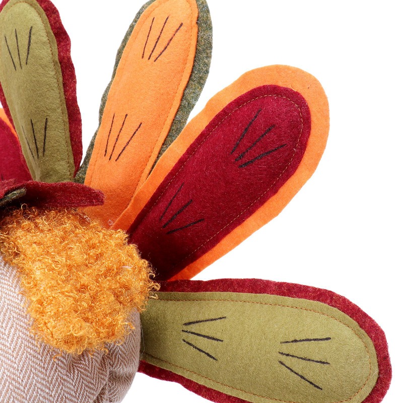 感謝祭の七面鳥人形 秋のパーティー デスクトップ装飾品 長い - Home Textiles Turkey のレビューと価格