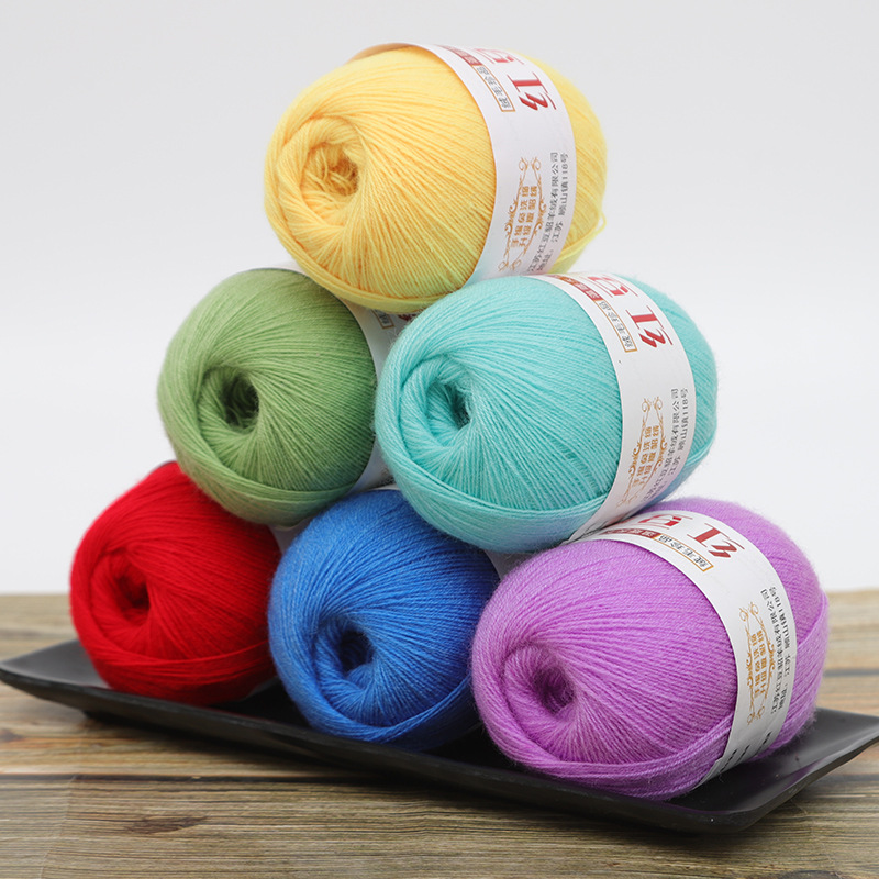 50 グラム 1Pc 手編みカシミヤウール糸薄いラナかぎ針編 - Wool Blanket Herringbone のレビューと価格