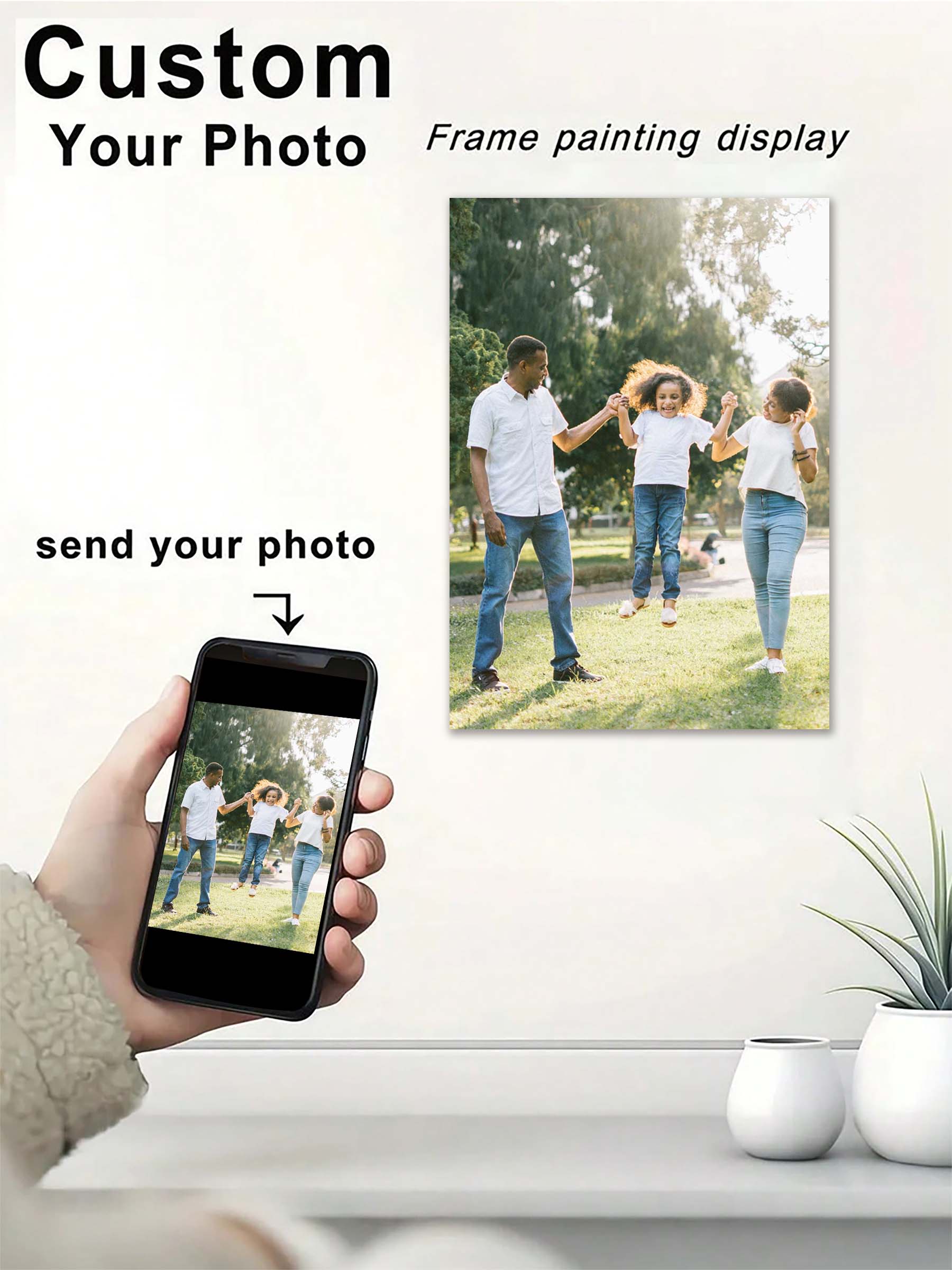 カスタムプリントキャンバス絵画あなたの写真によるキャンバスポ - Home And Textiles Today のレビューと価格