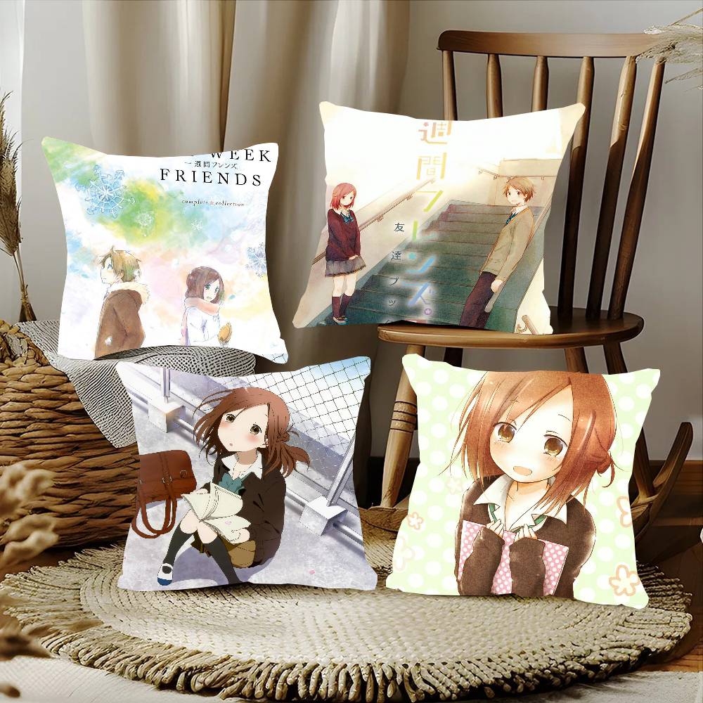 ワンウィークフレンズ アニメ枕カバー ファッションスクエア枕 - Home Textiles Week のレビューと価格
