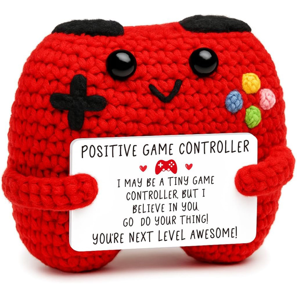 面白い感情的なサポートポジティブかぎ針編みゲームコントローラ - Home And Textiles Today のレビューと価格