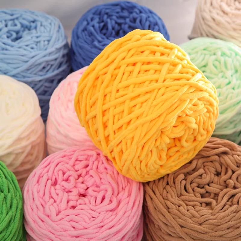 6本セット 600g シェニール編み糸 ソフトアイスストリッ - Wool Blanket Herringbone のレビューと価格