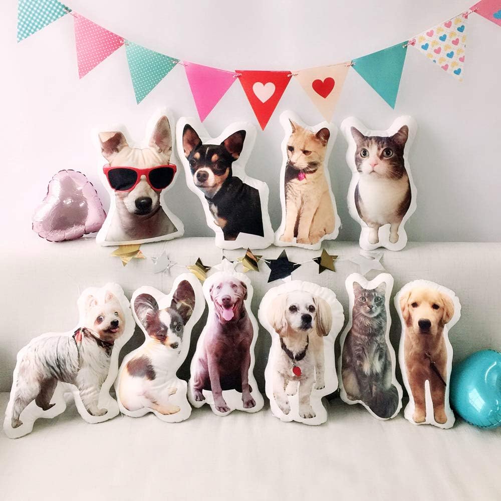 カスタム写真入りペット用ホームピロー、画像入り快適で柔らかい - Home Textiles Images のレビューと価格