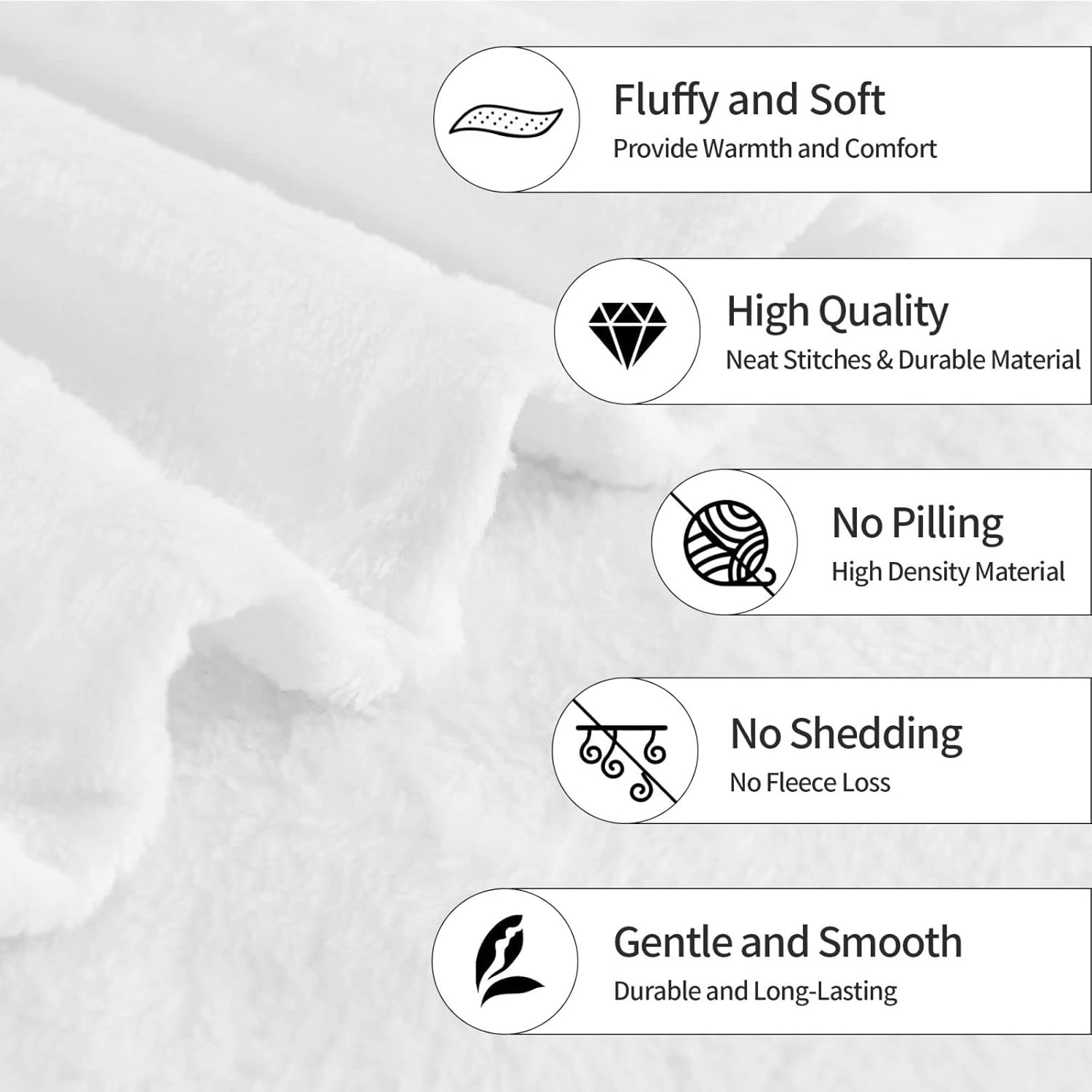 モダンな青と白のヘリンボーン柄ブランケット、超柔らかく心地よ - Wool Blanket Herringbone のレビューと価格