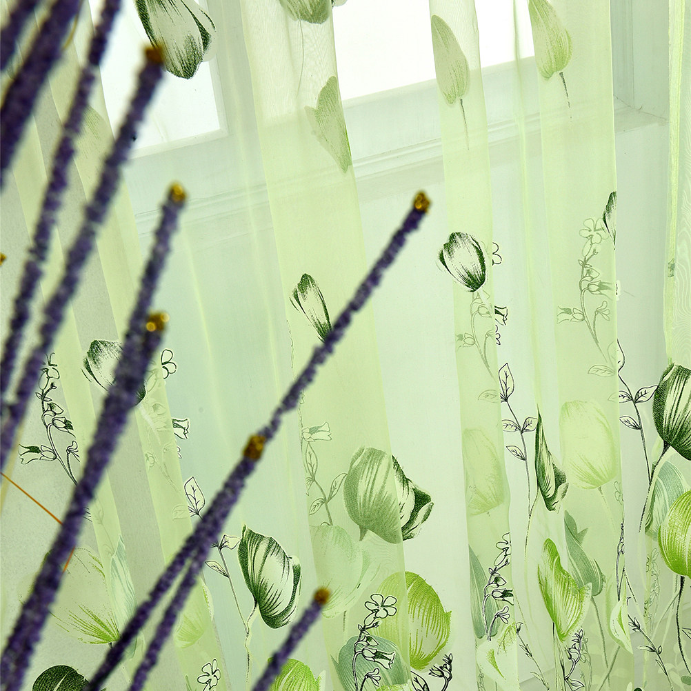 100×200cm ボイルカーテン ドアウェイ シアー デリ - Curtain Sheer Voile のレビューと価格