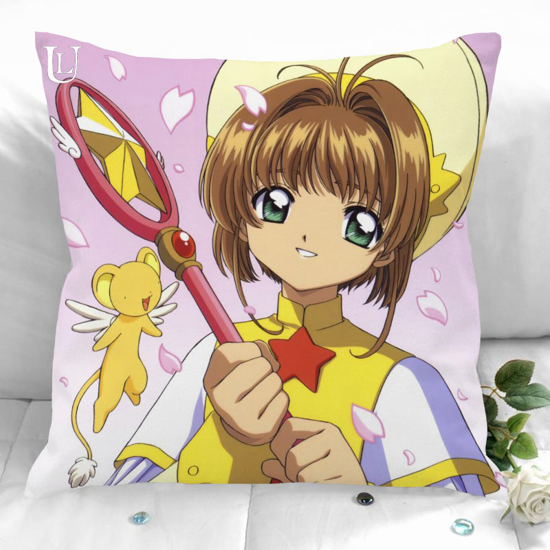 新しいカードキャプターサイクラピローケース,カスタムメイドの - Home Textiles Images のレビューと価格