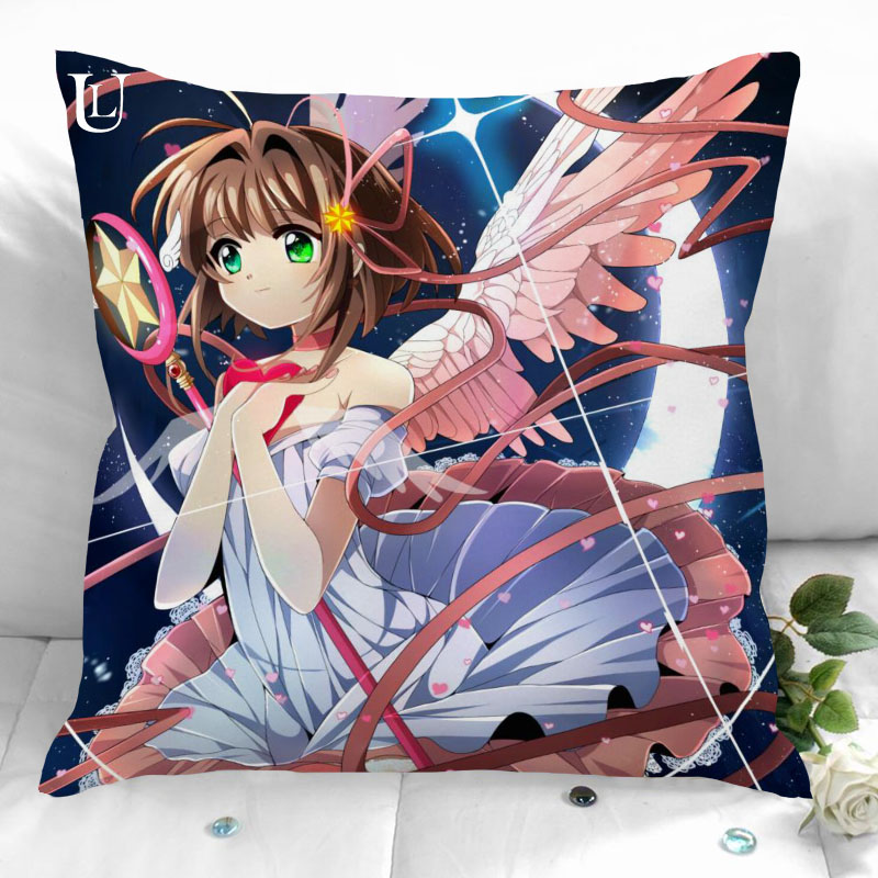 新しいカードキャプターサイクラピローケース,カスタムメイドの - Home Textiles Images のレビューと価格