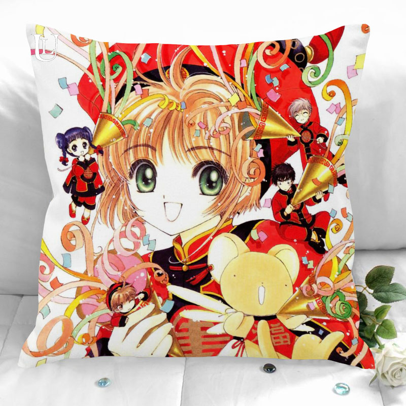新しいカードキャプターサイクラピローケース,カスタムメイドの - Home Textiles Images のレビューと価格