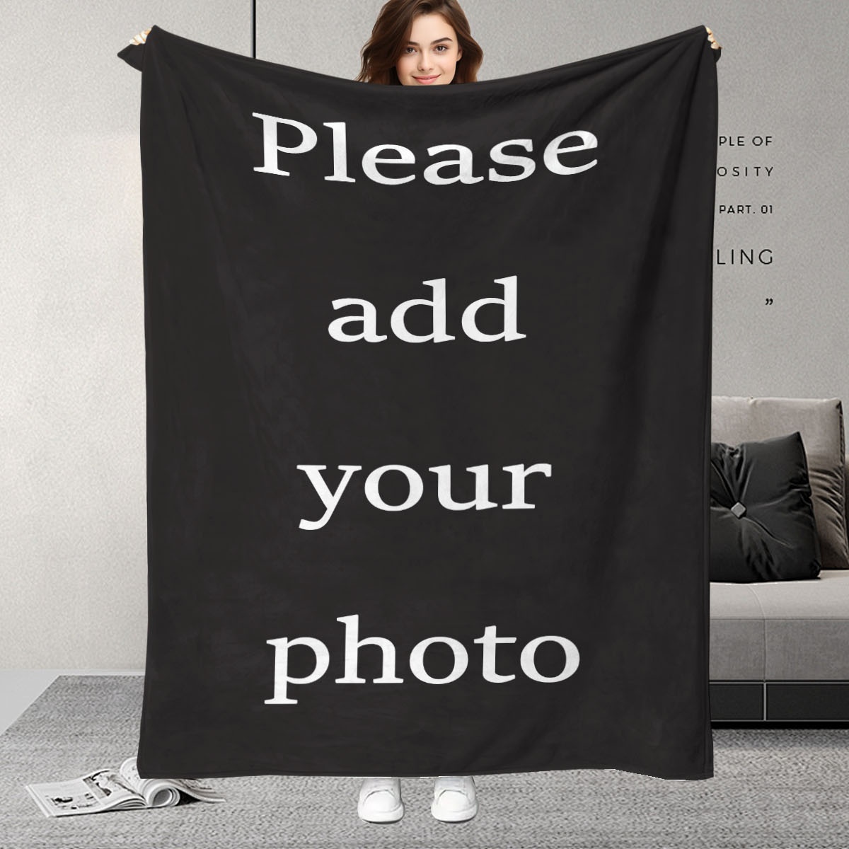 カスタムデジタルフランネルフリースブランケット、家族のベッド - Home Textiles Images のレビューと価格