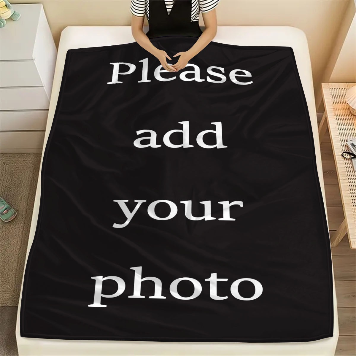 カスタムデジタルフランネルフリースブランケット、家族のベッド - Home Textiles Images のレビューと価格